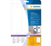 HERMA Self Adhesive Removable Lever Arch File Labels, 8 Labels Per A4 Sheet, 200