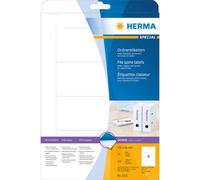 Herma Premium Quality Self-Adhesive File Spine Labels A4 White 25pc (157x61mm)