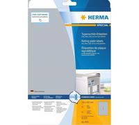 Herma Premium Quality Self-Adhesive Rating Plate Labels A4 10 Pieces (Silver)