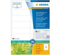 Herma Premium Quality Self-Adhesive Recycled Paper Labels A4 100pc (White)