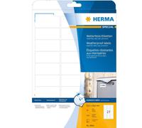 Herma Premium Quality Self-Adhesive Weatherproof Inkjet Labels A4 10 Pieces