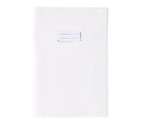 HERMA Quaderni plastica DIN A4 gedeckt con rafia struttura, 1 pezzi 4 gedeckt mit Baststruktur, 1 Stück bianco