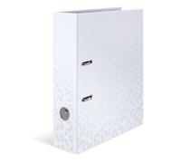 HERMA Raccoglitore A4 colore bianco, 7 cm di larghezza, raccoglitore ad anelli per bambini con motivo, in tinta unita con finitura lucida e stampa interna per ragazzi e ragazze