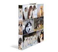 HERMA Raccoglitore ad anelli A4 Animali motivo di cani, dorso di 35 mm, Cartelle ad anelli in cartone per bambini
