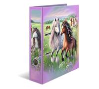 HERMA Raccoglitore ad anelli A4, formato A4, larghezza 7 cm, con motivo vivaio, colorato con stampa interna per ragazzi, ragazze e bambini