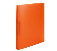 HERMA Raccoglitore ad anelli A4 Traslucido Arancia, dorso di 25 mm, Cartelle ad anelli in plastica per bambini