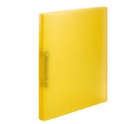 HERMA Raccoglitore ad anelli A4 Traslucido Giallo, dorso di 25 mm, Cartelle ad anelli in plastica per bambini