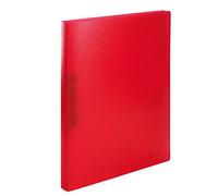 HERMA Ring Binder Translucent in Red, A4, 25 mm Spine, Slim 2-Ring Binder Made o