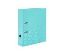 HERMA Raccoglitore ad anelli A4 turchese, confezione da 5, dorso da 70 mm, resistente, con motivo, finitura lucida e stampa interna, raccoglitore ad anelli per bambini, cartella per archiviazione e