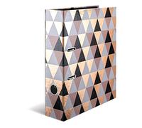 HERMA Registratore a leva con anelli Fashion & Style con motivo Abstract, A4, dorso 7 cm, cartonato, colori