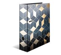 HERMA Lever Arch File Fashion & Style with Cubes Motif, A4, 70 mm Spine, with In