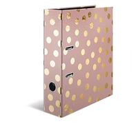 HERMA Lever Arch File Fashion & Style with Dots Motif, A4, 70 mm Spine, with Inn