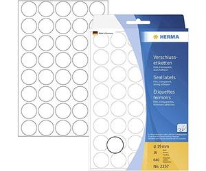 Herma Reinforcement rings self-adhesive ø 12 transparent 250 pcs.