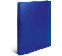 Herma Ringbuch, Din A4, meccanica a 2 anelli, traslucido blu scuro, larghezza posteriore: 25 mm, adatto per il pezzo A4-1 (1916 NEW