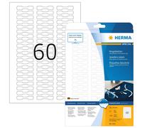 HERMA Self Adhesive Jewellery Labels, 60 Labels Per A4 Sheet, 1500 Labels for Pr