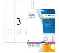 HERMA Self Adhesive Lever Arch File Labels, 3 Labels Per A4 Sheet, 75 Labels For