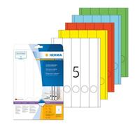 HERMA Self Adhesive Lever Arch File Labels, 5 Labels Per A4 Sheet, 125 Labels Fo