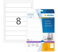 HERMA Self Adhesive Lever Arch File Labels, 8 Labels Per A4 Sheet, 200 Labels Fo