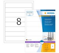 HERMA Self Adhesive Lever Arch File Labels, 8 Labels Per A4 Sheet, 800 Labels Fo