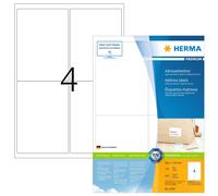 HERMA Self Adhesive Parcel Shipping Labels, 4 Labels Per A4 Sheet, 400 Labels Fo