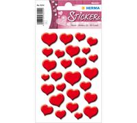 Herma stickers Magic rÃ¸de hjerter [1]