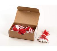 Herma Strung marking tags 7x15mm with red string 1000 pcs.