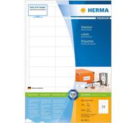 HERMA Etichette Universali, 66 x 33,8 mm, Etichette Adesive A4 per Stampante, 24 Etichette per Foglio, Bianco