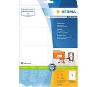 HERMA Etichette per Pacchi e Spedizioni, 97 x 42,3 mm, Etichette Adesive A4 per Stampante, 12 Etichette per Foglio, Bianco