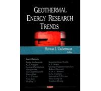 Herman I Ueckermann Geothermal Energy Research Trends (Copertina rigida)