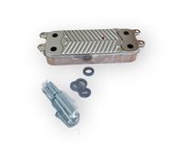 HERMANN 0020059452 SCAMBIATORE SANITARIO 12 PIASTRE CON GUARNIZIONI E VITI PER C