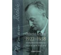 Hermann Beckh Collected Articles, 1922-1938 (Tascabile)
