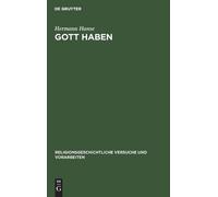 Hermann Hanse Gott Haben (Copertina rigida)