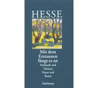 Hermann Hesse V »Mit dem Erstaunen fängt es an«: Herkunft und (Copertina rigida)