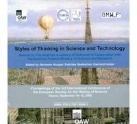 Hermann Hunger Styles of Thinking in Science and Technology (CD-ROM)