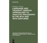 Hermann J. Cloe Language and Thought: German Approaches to An (Copertina rigida)