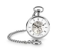 Hermann Jäckle Limburg Skeleton Pocket Watch con carica manuale | incl. catena e custodia da viaggio
