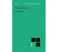 Hermann Klenner Thomas Hobbes Leviathan (Philosophische Bibliothek) (Tascabile)