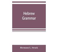 Hermann L Strack Hebrew grammar (Tascabile)