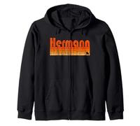 Hermann, Missouri, stile retrò anni '80 Felpa con Cappuccio