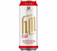 Hermann Muller Birra Lager Classica, Lattina 500 ml, Confezione 24 Pezzi