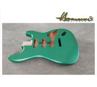Hermann´s Alder Cassa Chitarra, SSS Route, Finitura Metallic Green, ~2000g