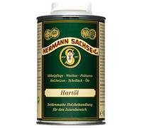 Hermann Sachse Olio per legno, incolore, per interni, 1 litro di olio duro naturale per mobili, cura del legno, porte, scale, tavolo, parquet, pavimento, in legno di faggio, rovere selvatico, pino