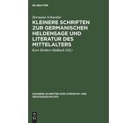 Hermann Schneid Kleinere Schriften Zur Germanischen Heldensag (Copertina rigida)