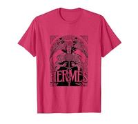 Hermes Dio Greco Maglietta, Uomo, Rosso mélange, L