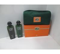 HERMES EAU DE COLOGNE 200ml+Shower Gel 200ml+ Pochette -Vintage
