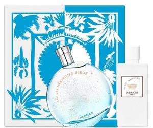 Hermes Eau Des Merveilles Bleue Coffret 100 ml EDT + Crema Corpo 80 ml Donna