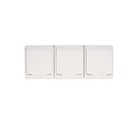 Hermes GNT 0323-02 5901130483921 - Presa ermetica a 3 vie Z/U 16A IP44, colore: Bianco