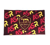 hermet A.S. Roma | Tappeto con Antiscivolo | 70x110 | Giallo-Rosso | Prodotto Ufficiale
