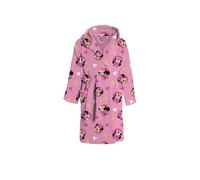 hermet Accappatoio In Spugna, 100% Cotone, Accappatoio da Bambina, Con Cappuccio e Cintura, Disegno Con Minnie, 2/3 Anni