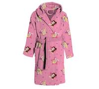 Accappatoio bambina con cappuccio Disney Principesse rosa